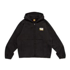 Human-Made-Fleece-Sweat-Zip-Hoodie-Black